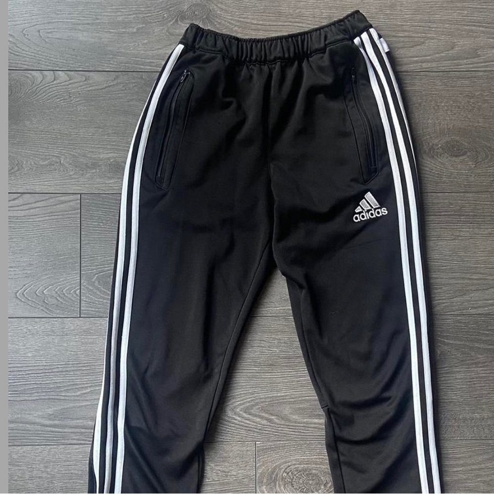 ADIDAS - Black And White Track Pants